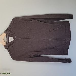 Banana Republic Women's Brown Zippered Hoodie XS